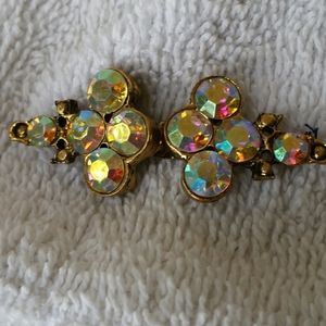 🟡 vintage rhinestone clasps